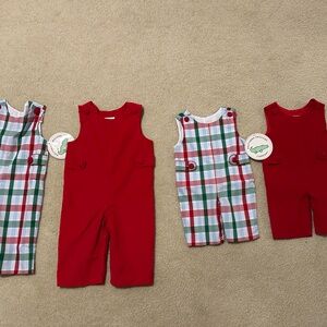 NWT holiday children outfits. Southern smocked and stellybelly. 24m and 6m.